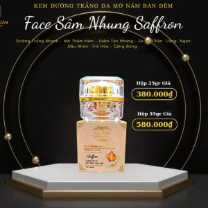 FACE SÃ‚M NHUNG SAFFRON CAO Cáº¤P (Há»™p To 25gr)