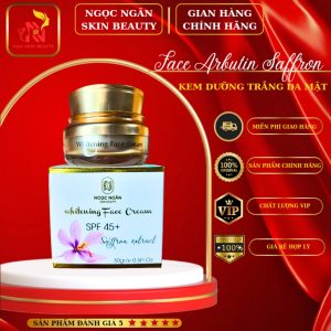 FACE ÄÃŠM ARBUTIN SAFFRON TRáº®NG DA Má»œ THÃ‚M NÃM