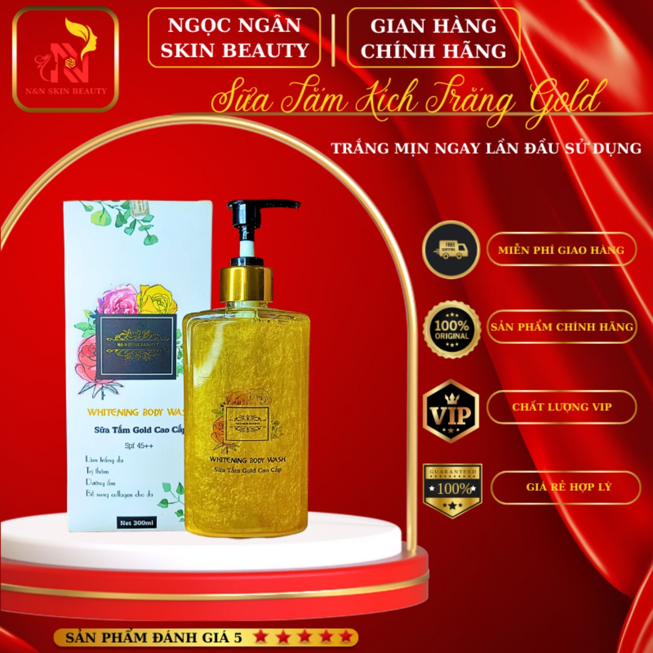 Sá»®A Táº®M KÃCH TRáº®NG GOLD