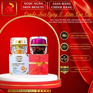 Bá»˜ KEM FACE DÆ¯á» NG NGÃ€Y & ÄÃŠM CAO Cáº¤P( To 30gr) [SÃ¢m Nhung Saffron & Táº¿ BÃ o Gá»‘c Dá»‹ch Yáº¿n]