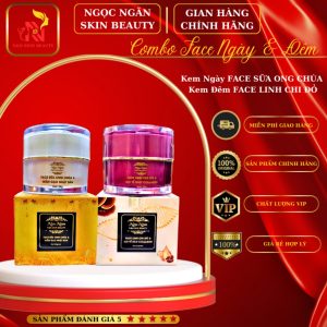 Bá»˜ KEM FACE DÆ¯á» NG NGÃ€Y & ÄÃŠM [Linh Chi Äá» & Sá»¯a Ong ChÃºa]