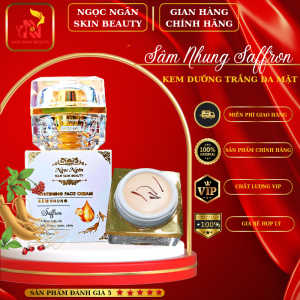 FACE SÃ‚M NHUNG SAFFRON (Há»™p Äáº¡i 55gr) (tráº¯ng da, giáº£m má»¥n, má» thÃ¢m nÃ¡m)