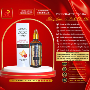 TINH CHáº¤T TÃI Táº O Há»’NG SÃ‚M & LINH CHI Äá»Ž 100ml