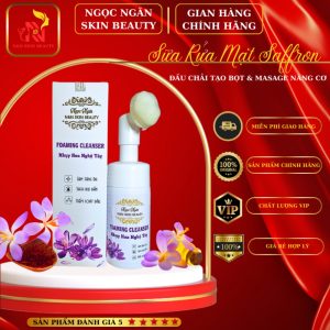 Sá»®A Rá»¬A Máº¶T Táº O Bá»ŒT SAFFRON