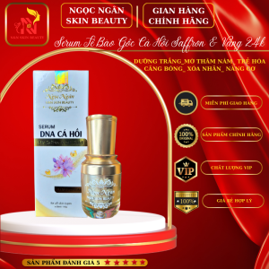SERUM Táº¾ BÃ€O Gá»C DNA CÃ Há»’I MIX SAFFRON VÃ€NG 24K