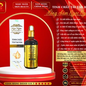 Há»’NG SÃ‚M TÃI Táº O DA 100ml