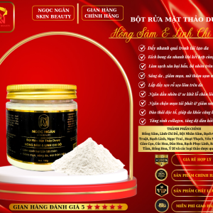 Bá»˜T Rá»¬A Máº¶T THáº¢O DÆ¯á»¢C Há»’NG SÃ‚M