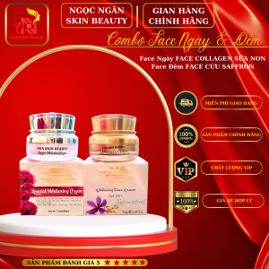 Bá»˜ KEM FACE DÆ¯á» NG NGÃ€Y & ÄÃŠM [ Cá»«u Safron & Collagen Sá»¯a Non]